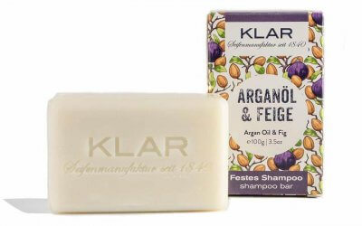 KLAR’s festes Shampoo Arganöl/Feige 100g (für trockenes Haar)